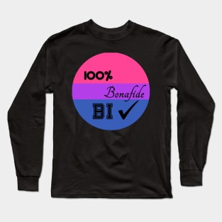 100% Bonafide Bi Long Sleeve T-Shirt